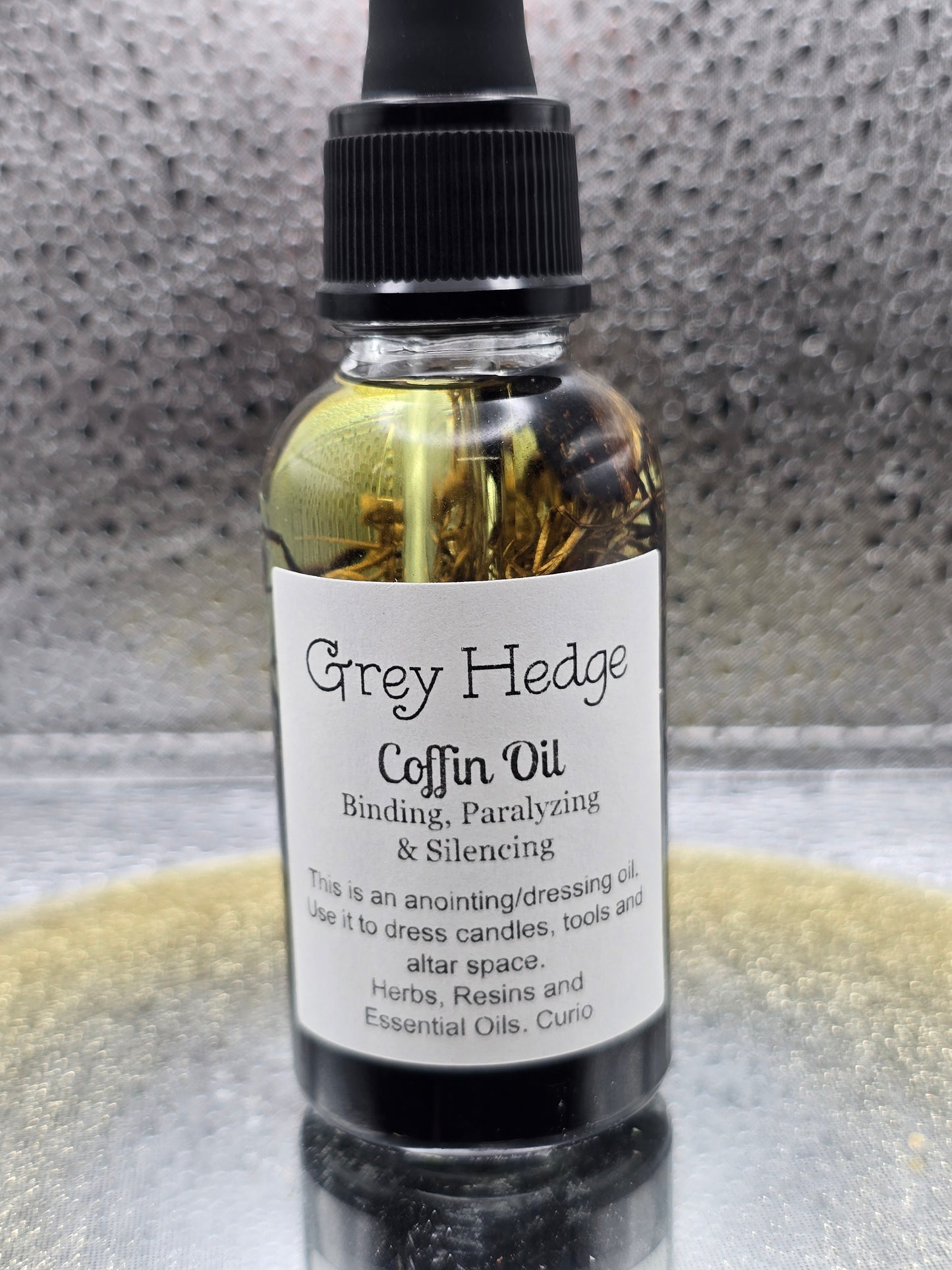 Coffin ritual oil
