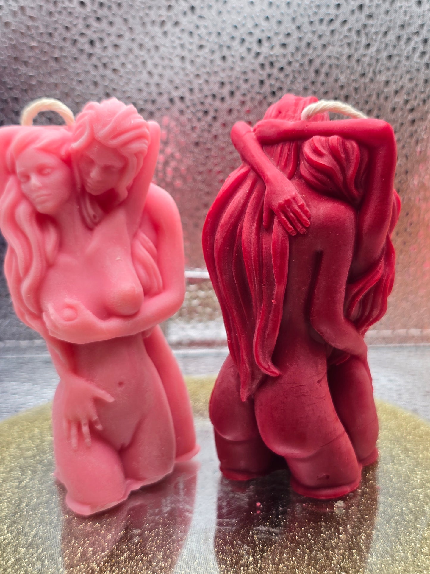 Lovers Figural Torso Candle