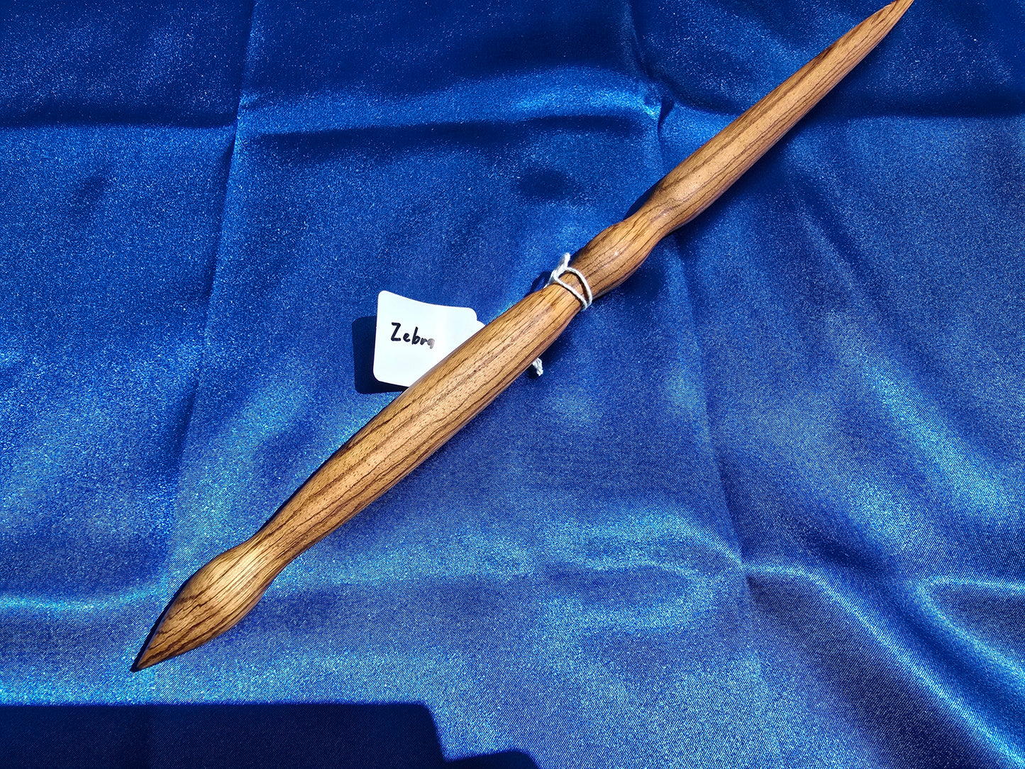 Zebra Wood Wand Traditional Length