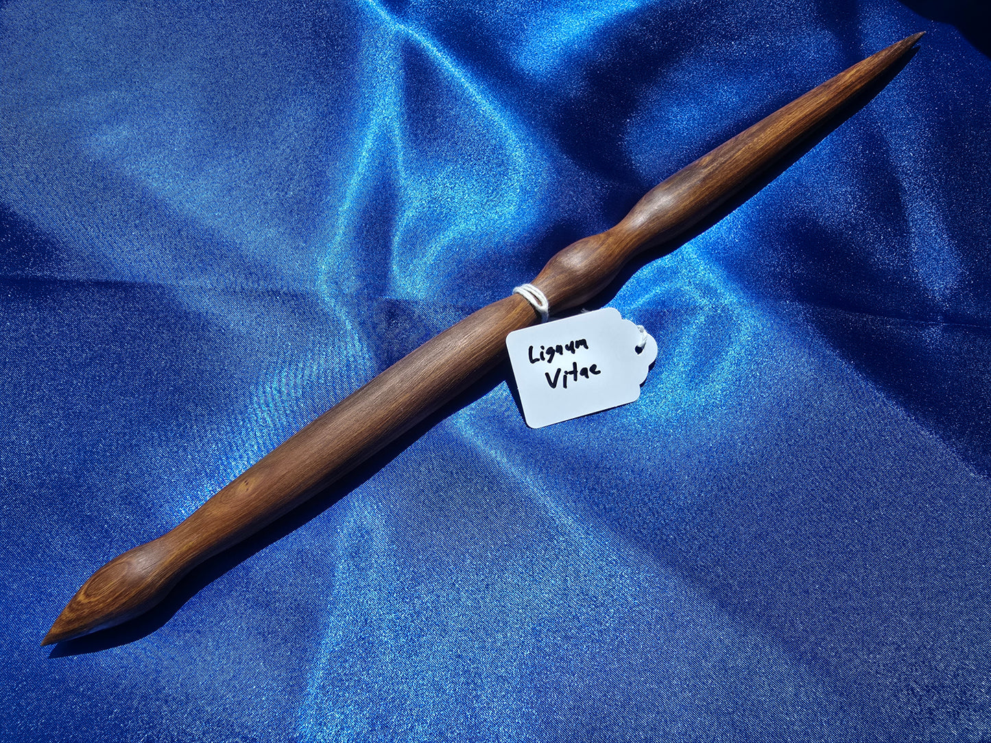 Lignum Vitae Wand Traditional Length