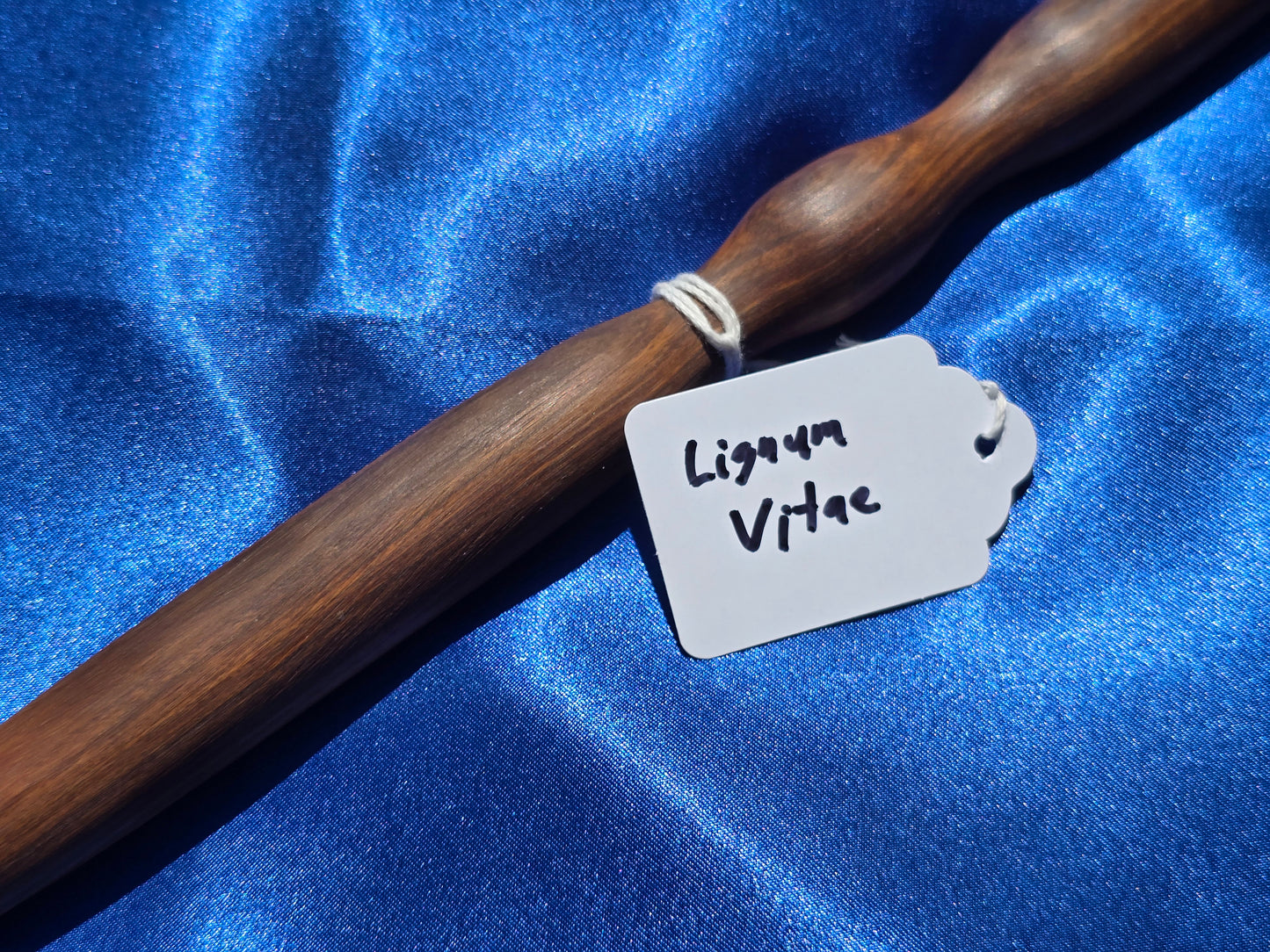 Lignum Vitae Wand Traditional Length