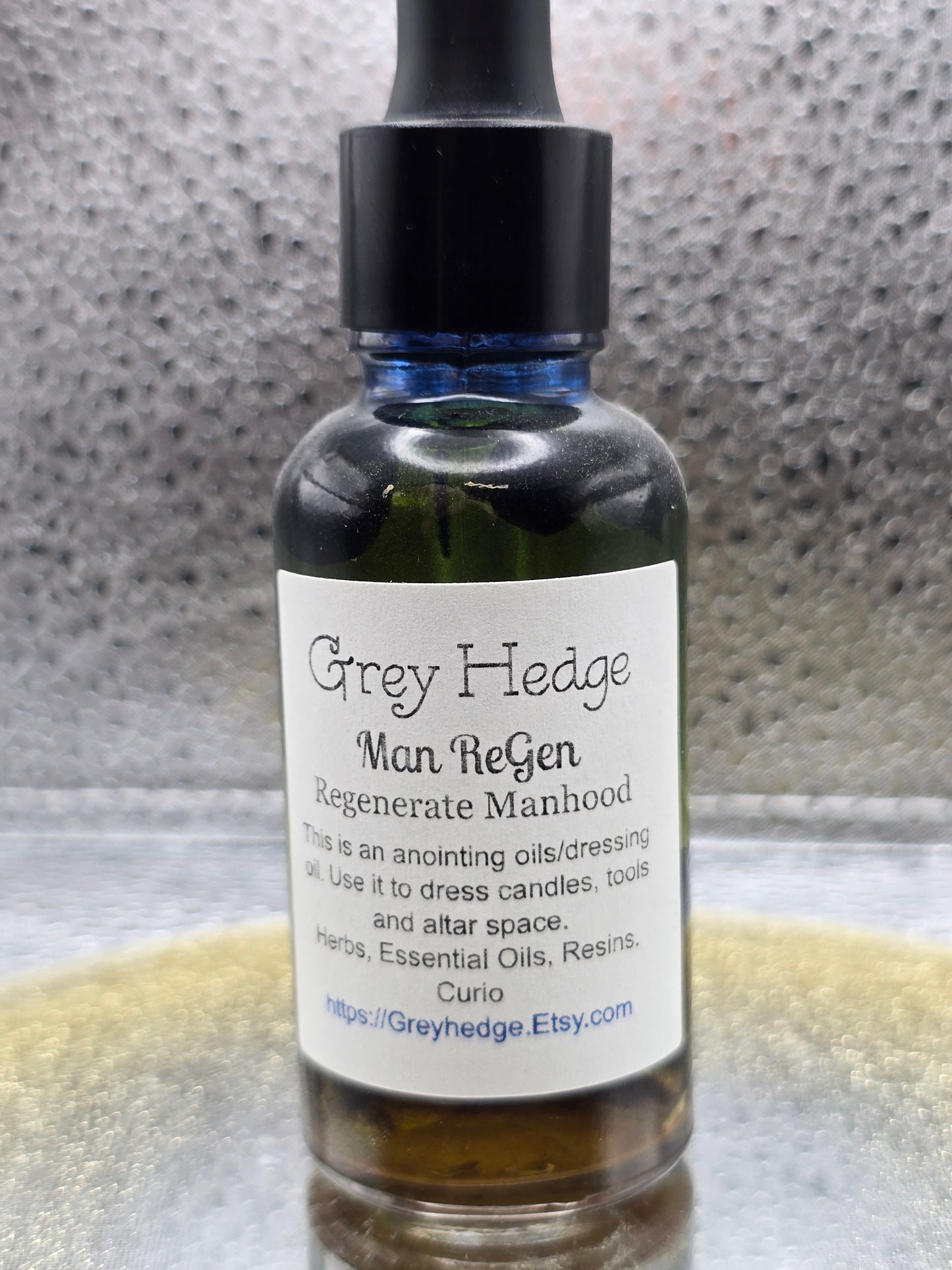 Man Regen ritual oil