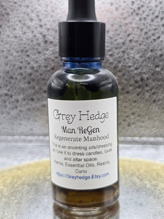 Man Regen ritual oil