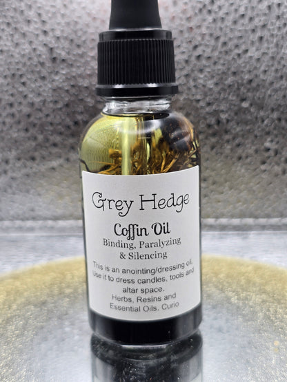 Coffin ritual oil