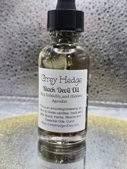 Black devil ritual oil