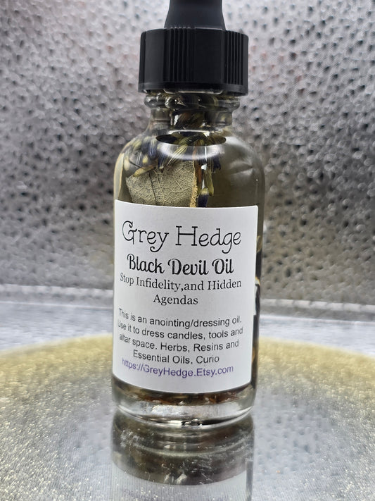 Black devil ritual oil