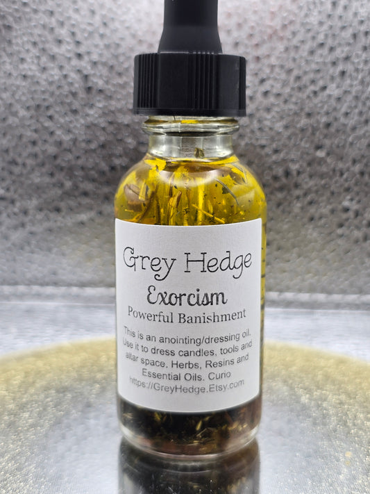 Exorcism ritual oil