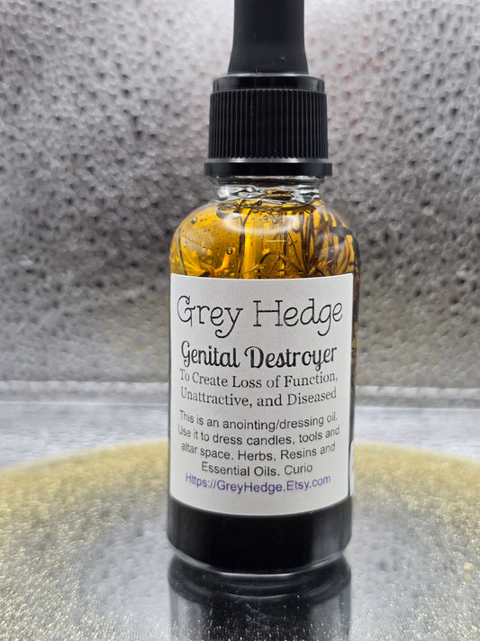 Genital Destroyer ritual oil