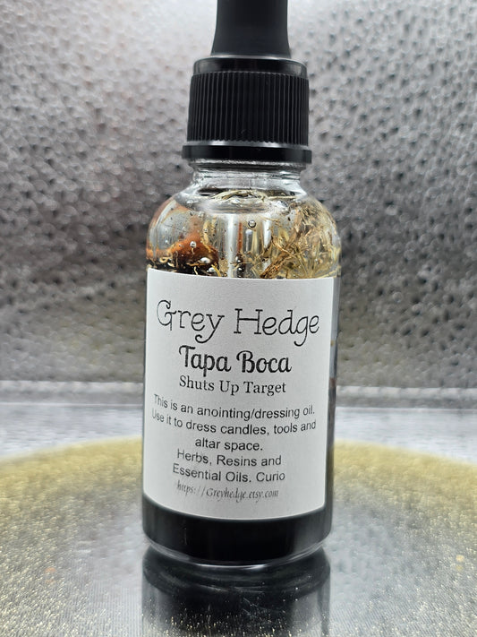 Tapa Boca ritual oil