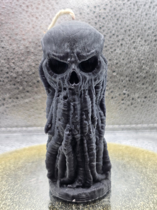 Tentacle Skull Candle