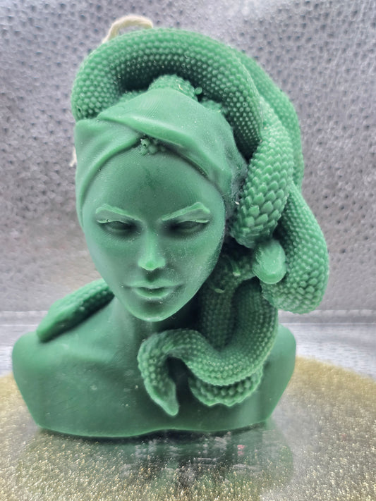Medusa Bust Candle