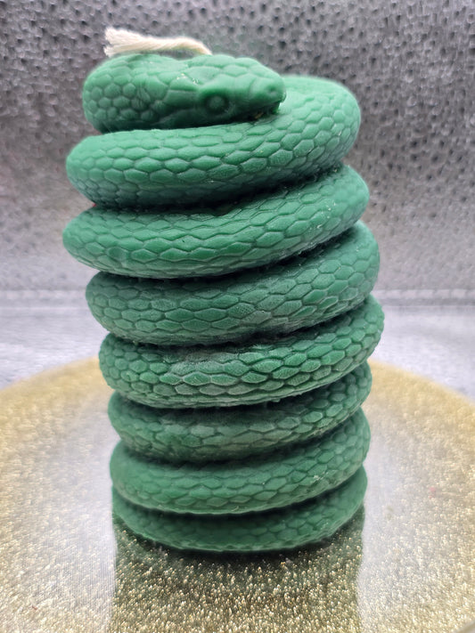 Snake / Serpent Pillar Candle