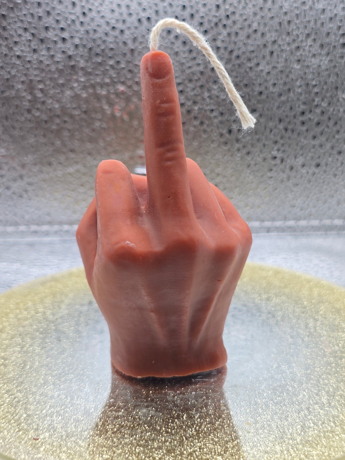 Hand F-You Finger Candle Small
