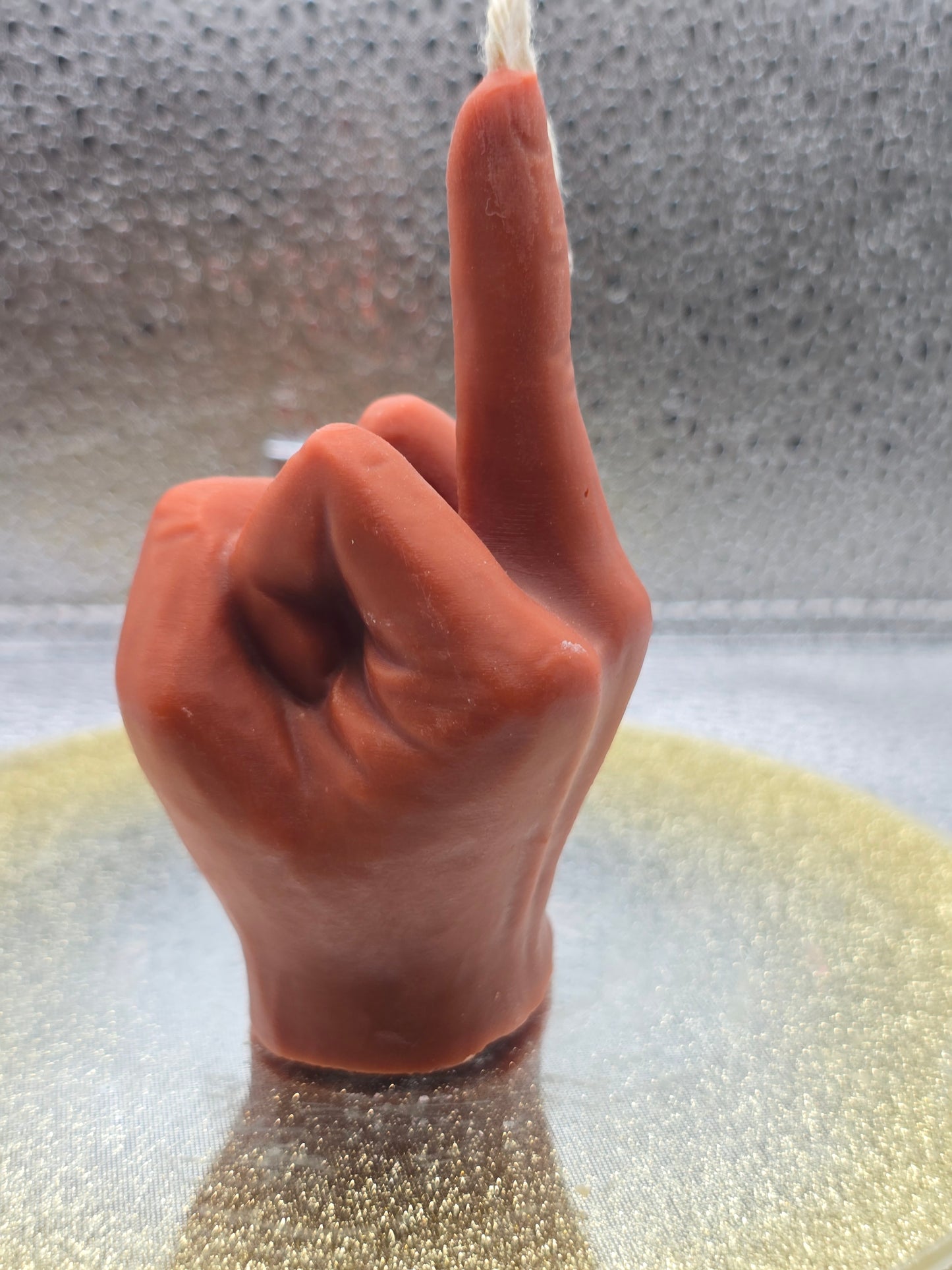 Hand F-You Finger Candle Small
