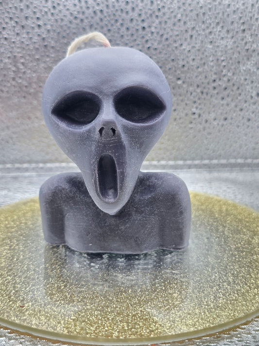 Ghost Face Candle