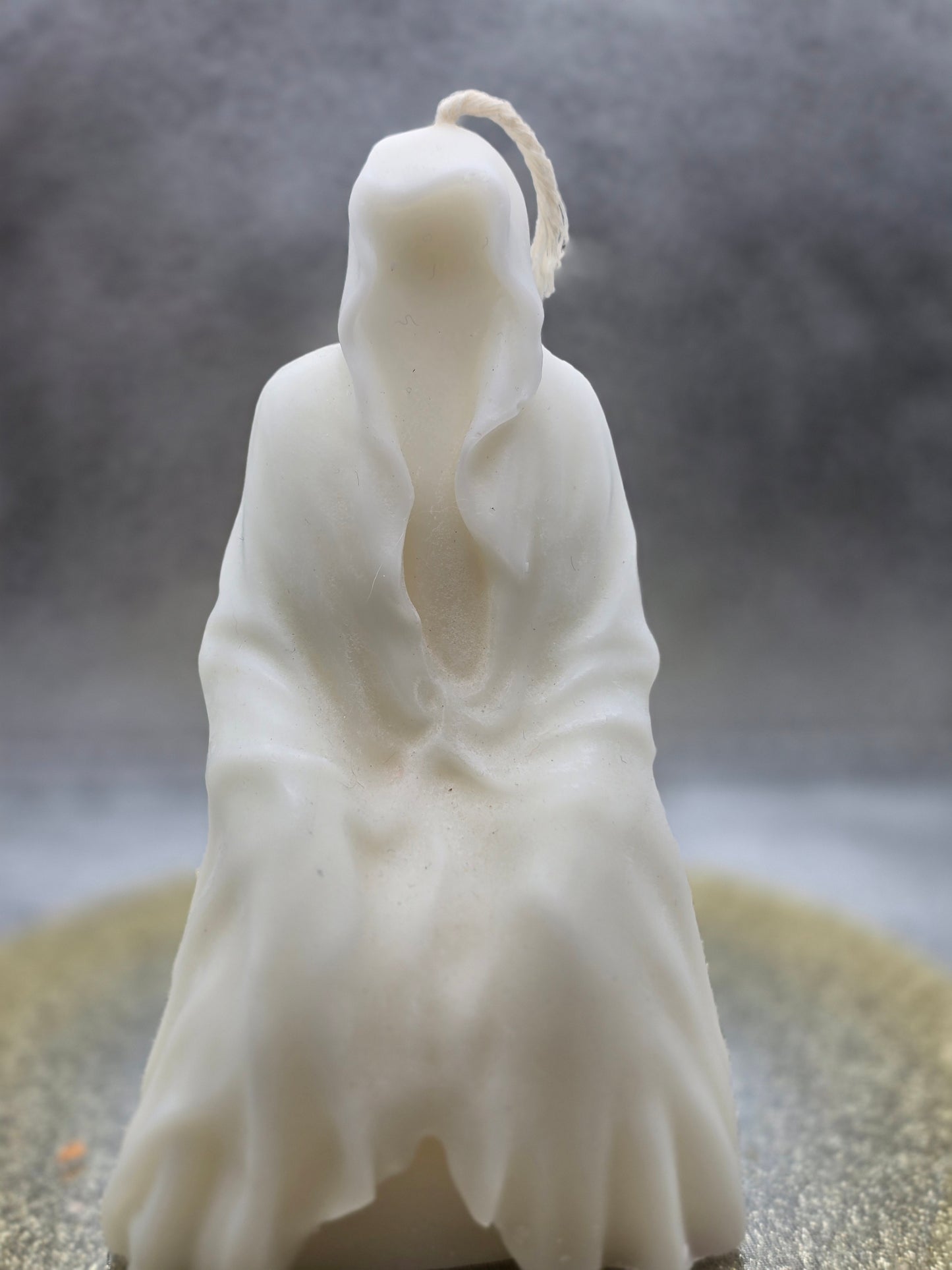 Sitting Reaper - Cloaked Figure Candle
