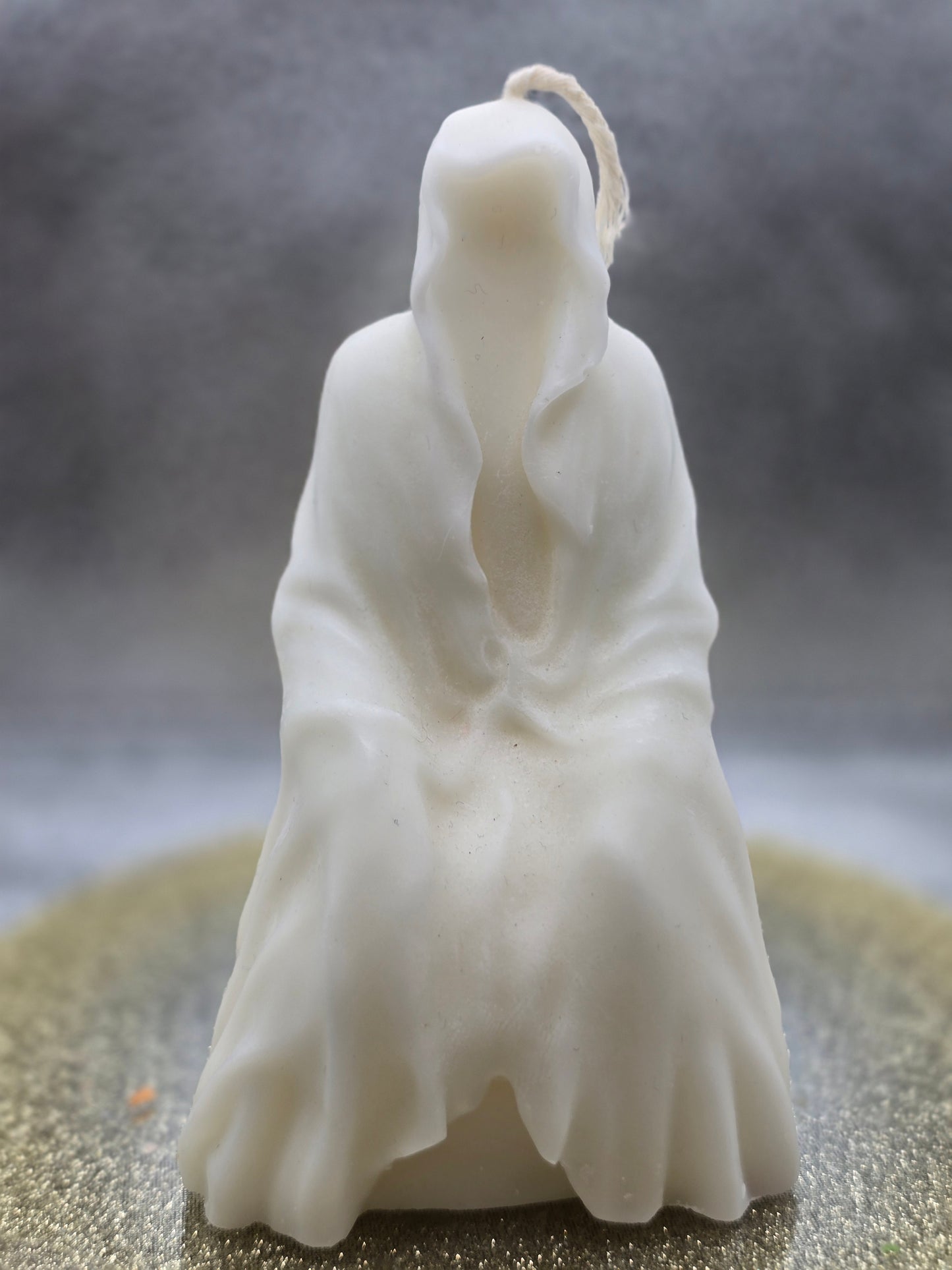 Sitting Reaper - Cloaked Figure Candle