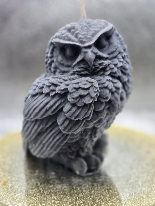 Owl Candle