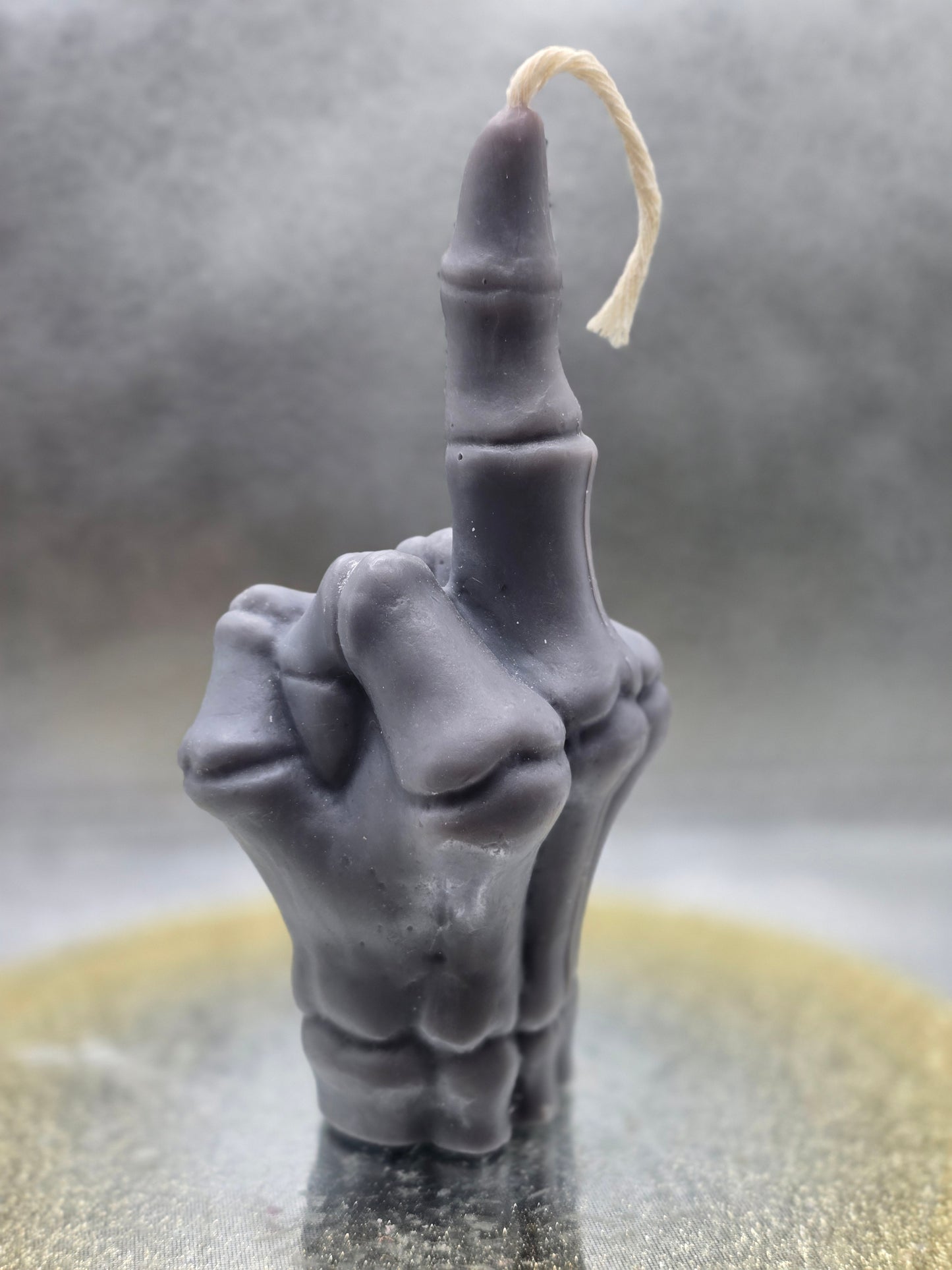 Bone Middle Finger Candle