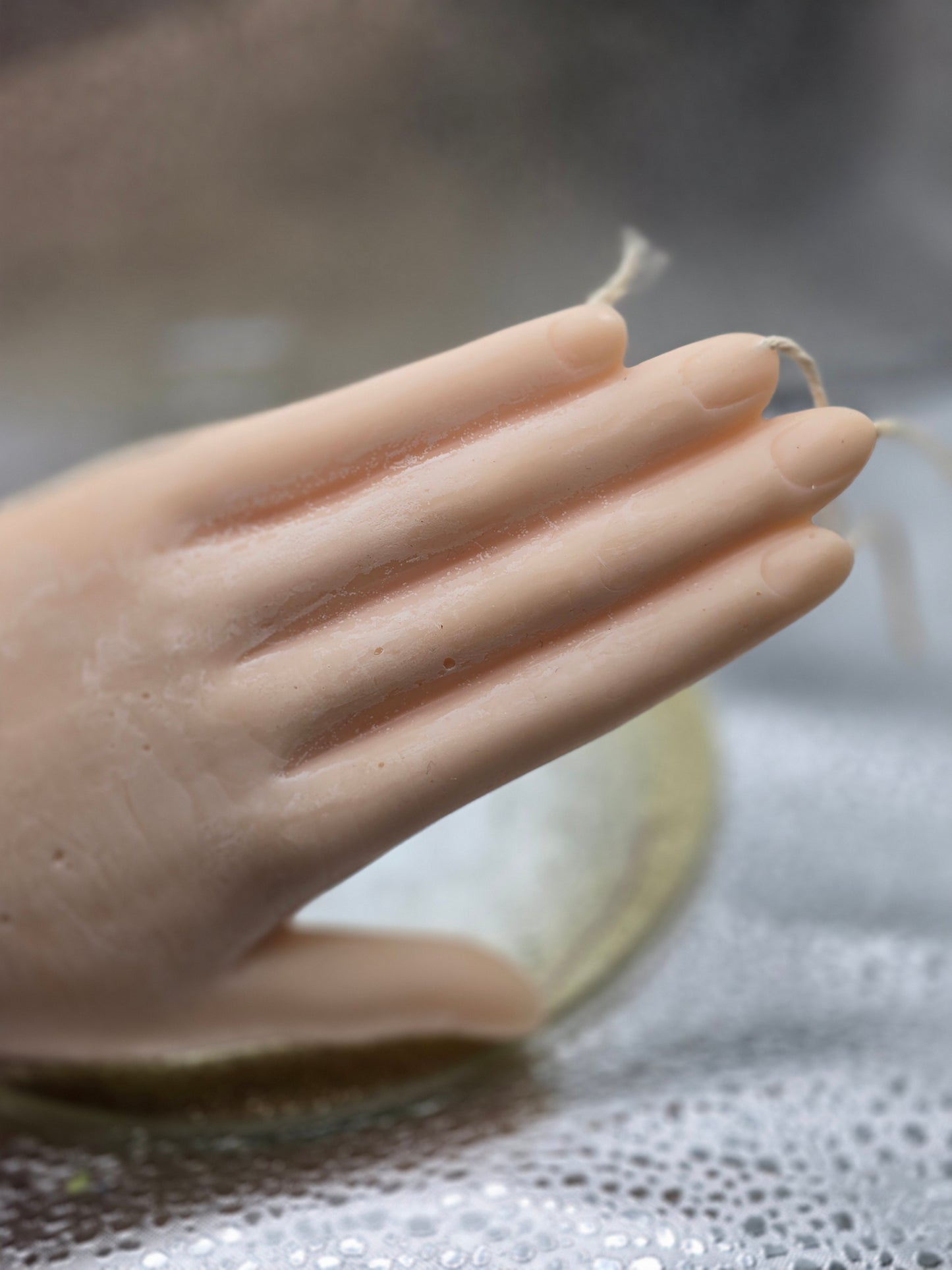 Decorated Hand / Psychic Hand Candle