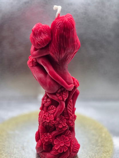 Lovers Woman And Woman Candle