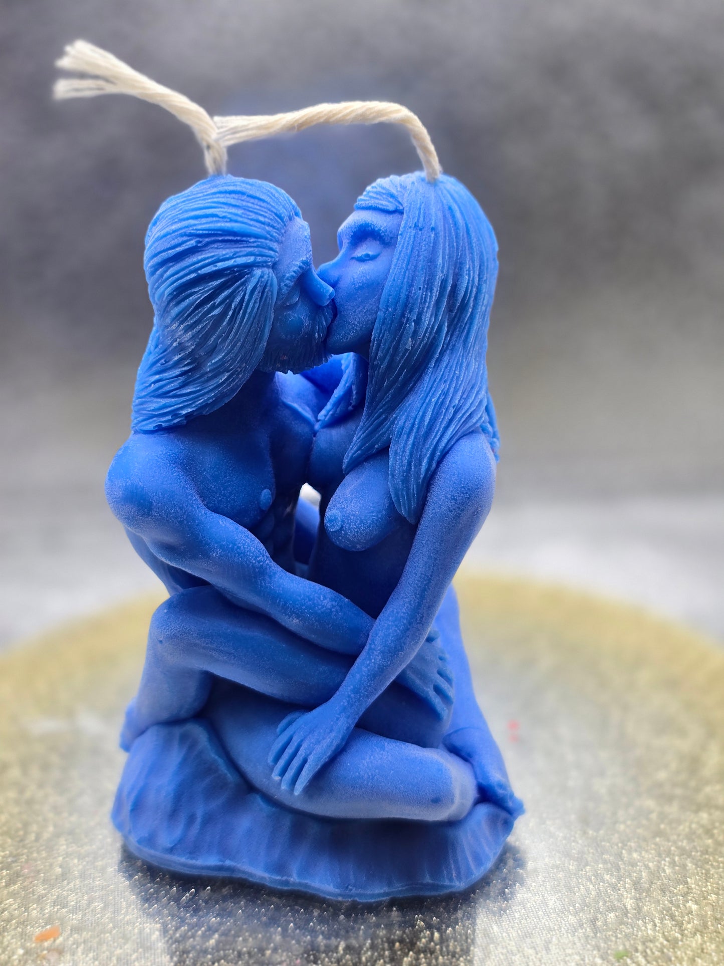 Embraced Lovers Candle