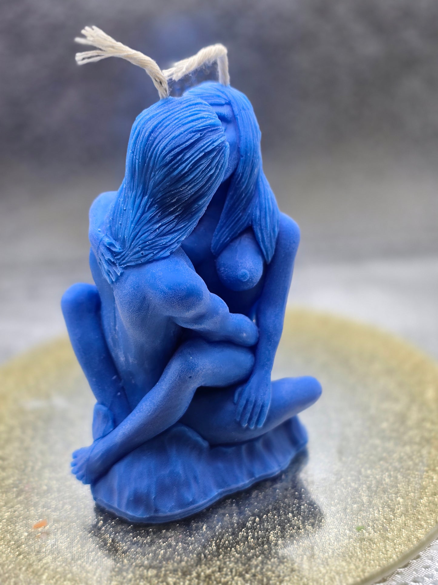 Embraced Lovers Candle