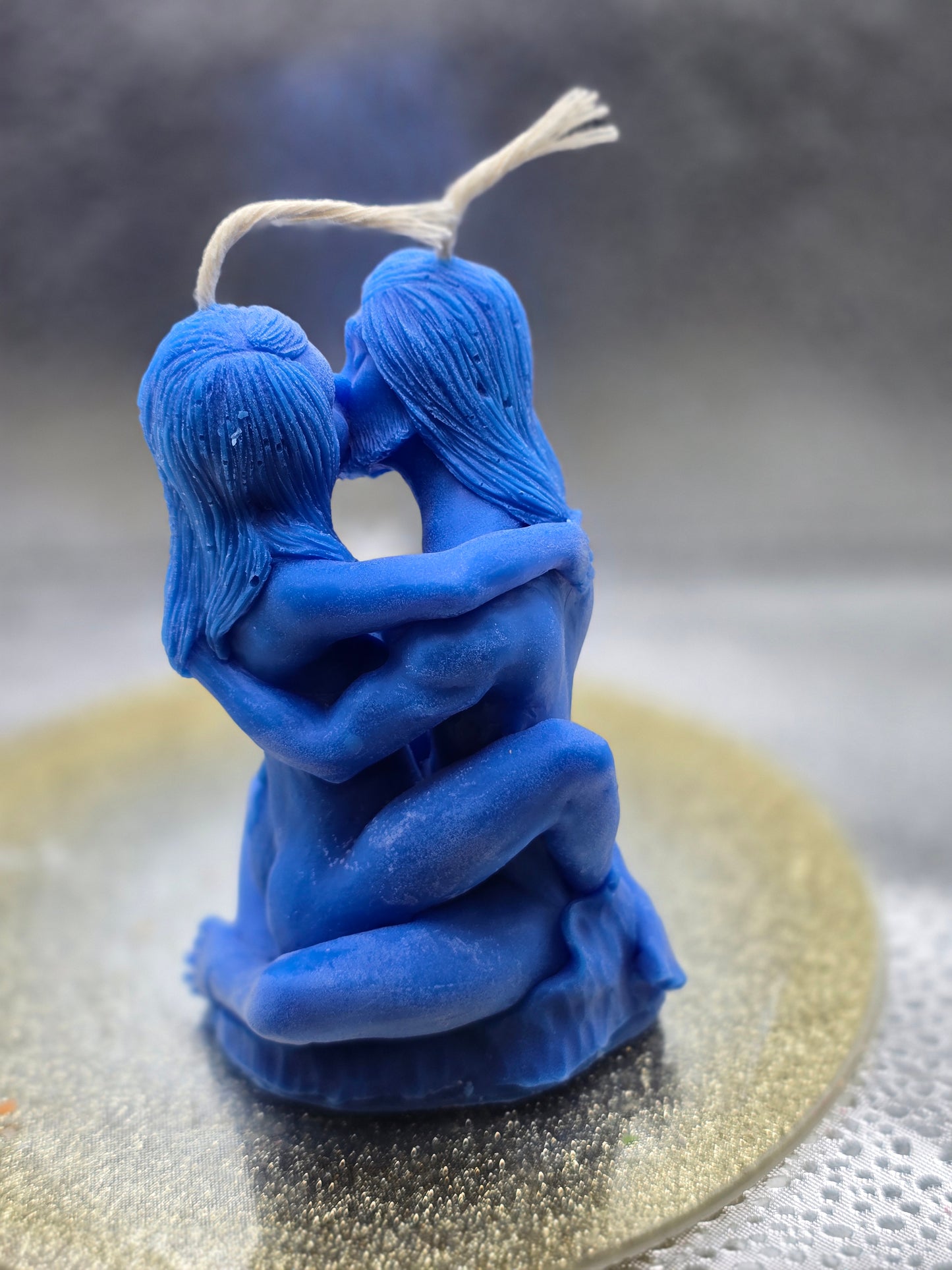 Embraced Lovers Candle