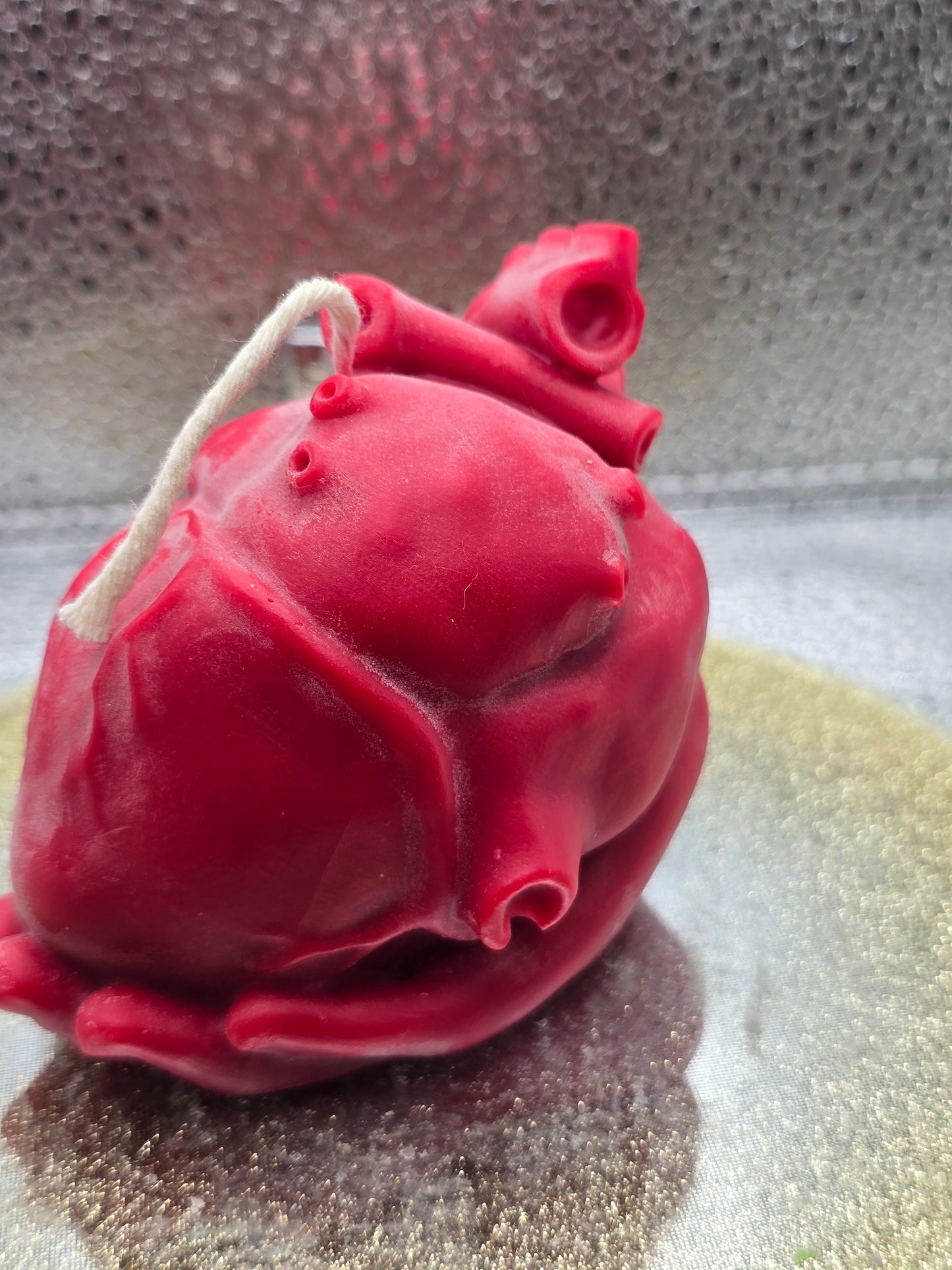 Heart In Palm Of Hand Candle