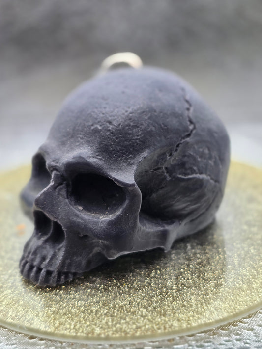 Half Skull Candle