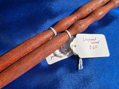 Leopardwood Wand Traditional Length