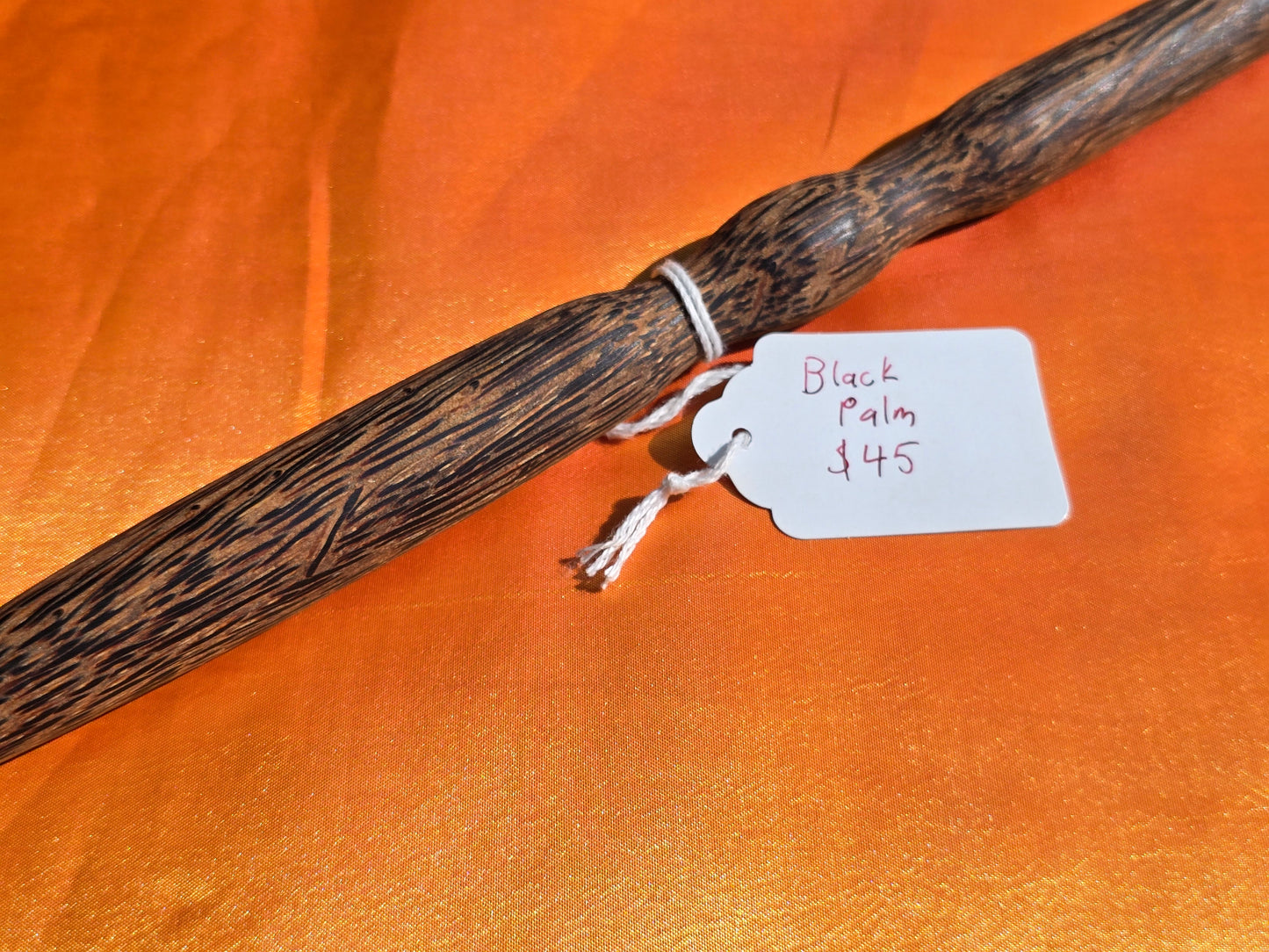 Black Palm Wand Traditional Length