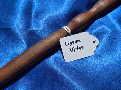 Lignum Vitae Wand Traditional Length