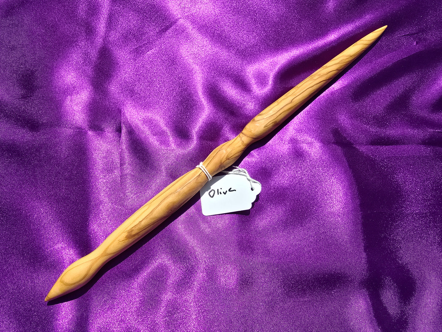 Olive Wood Wand Traditional Length