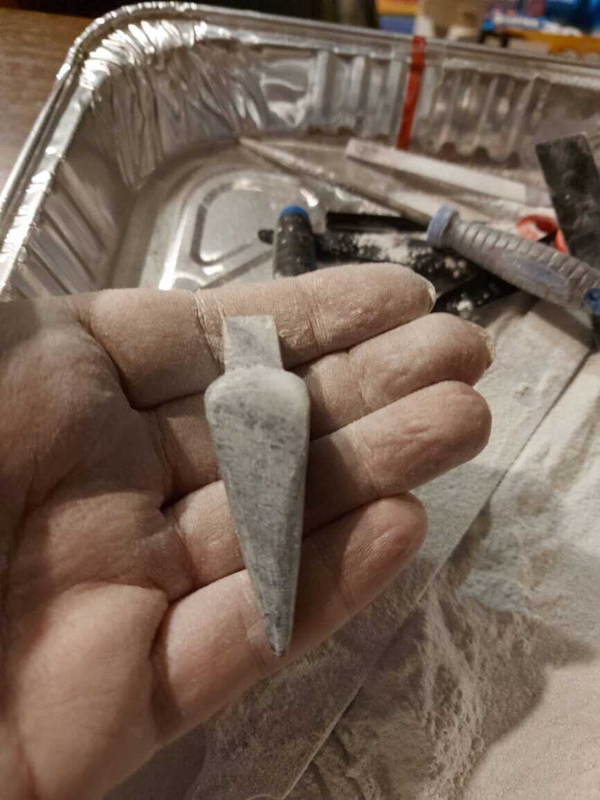 Hand Carved Soapstone Pendulum