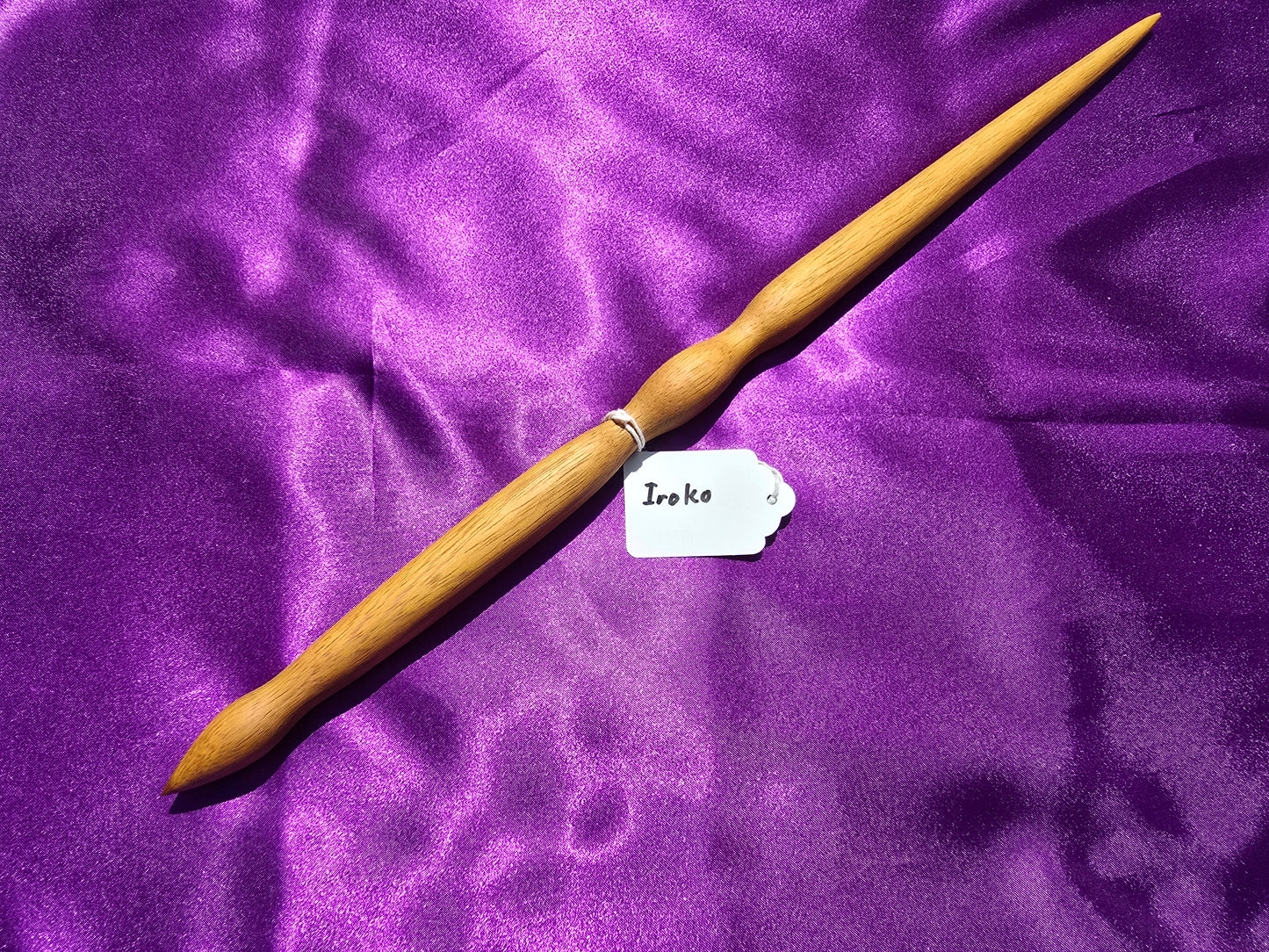 Iroko Traditional Length Wand