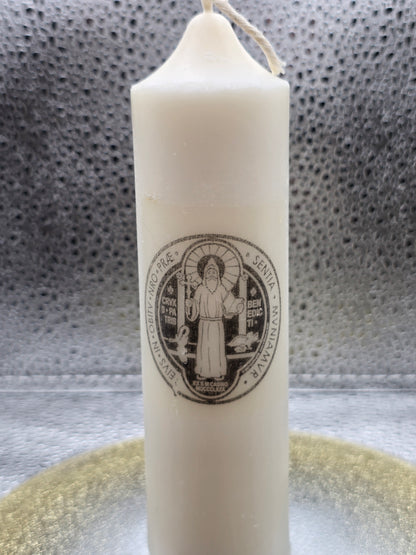 Saint Benedict ritual candle