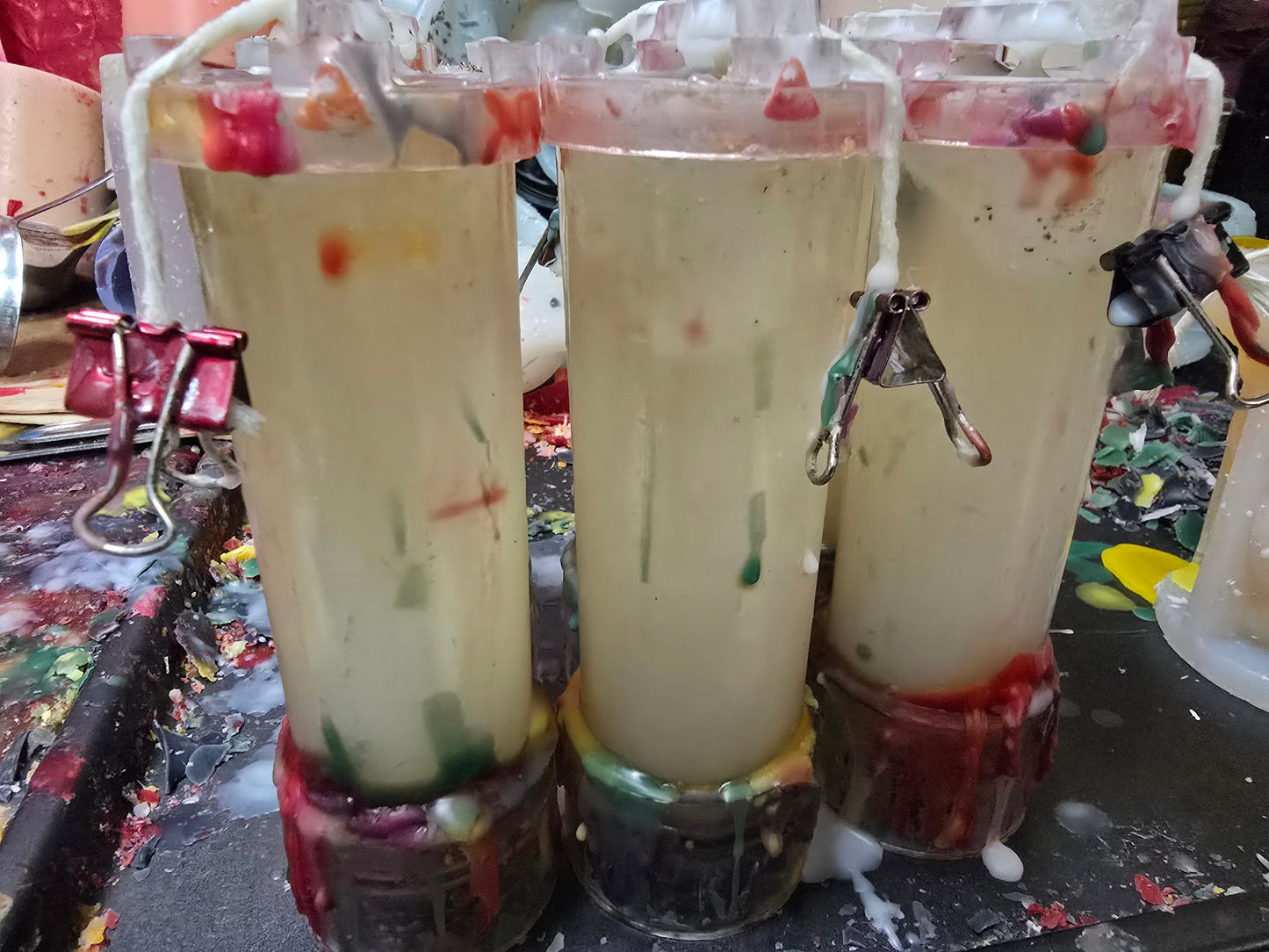 Cleansing ritual candle