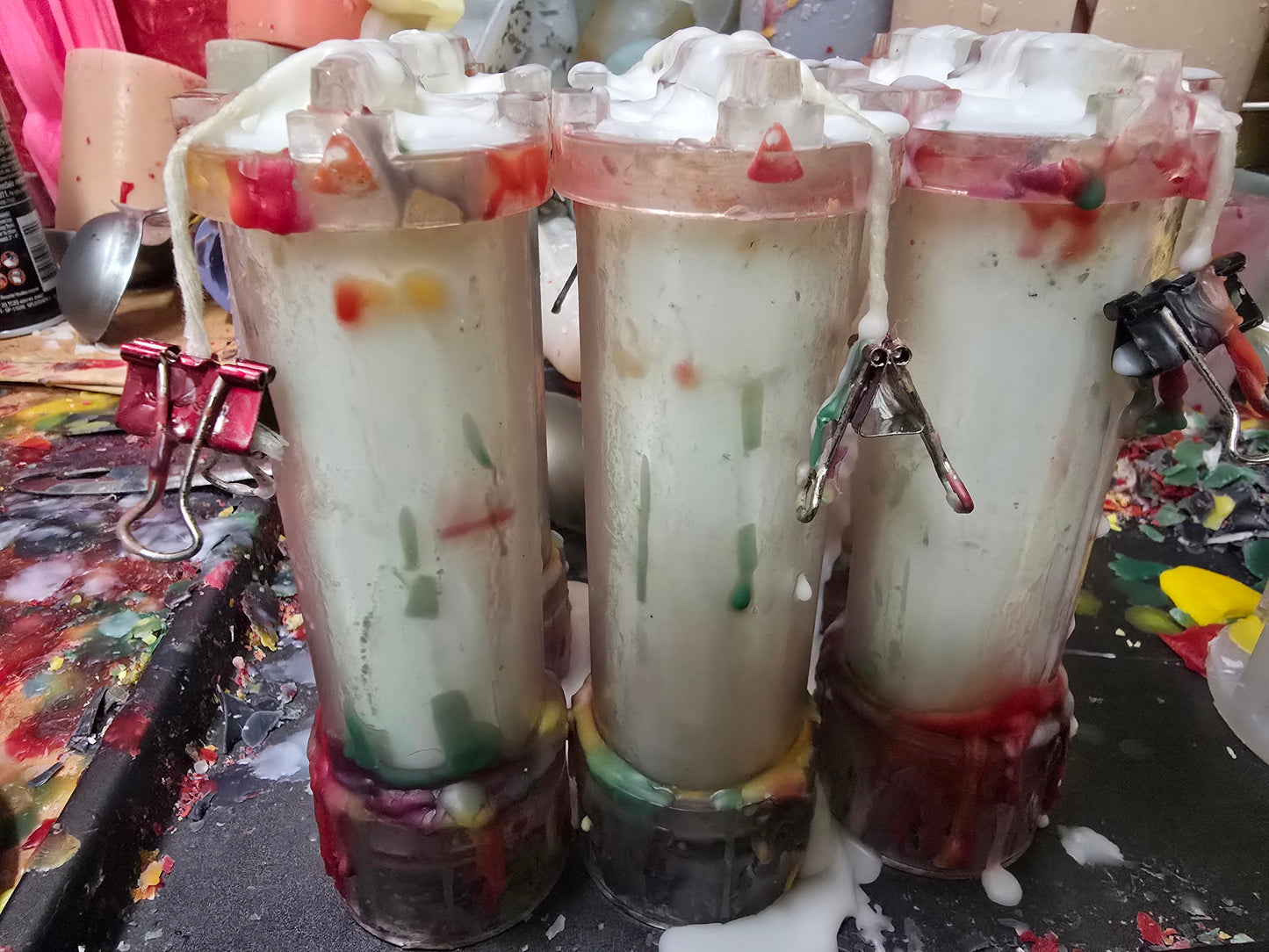 Cleansing ritual candle