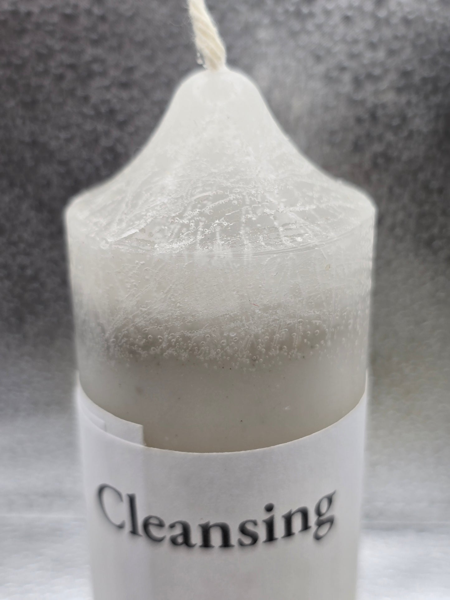 Cleansing ritual candle
