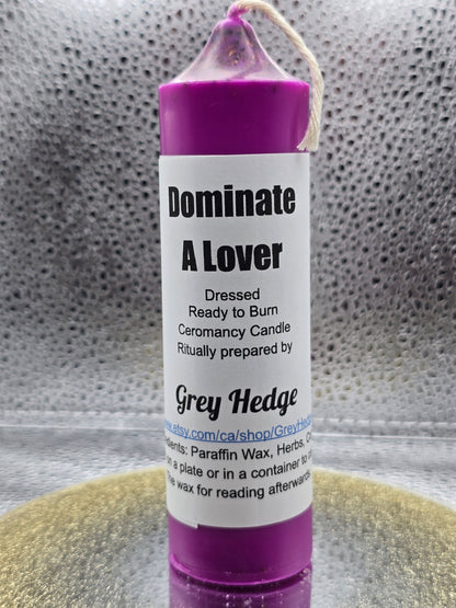 Dominate A Lover Loaded Ritual Candle