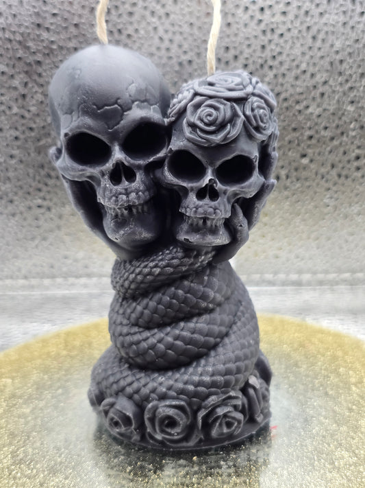 Double Skull Candle