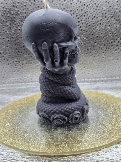 Double Skull Candle