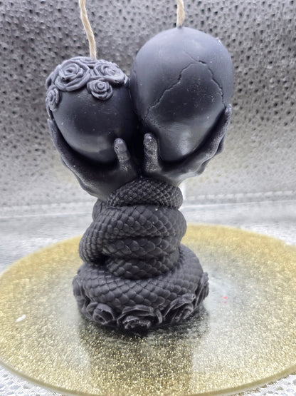 Double Skull Candle