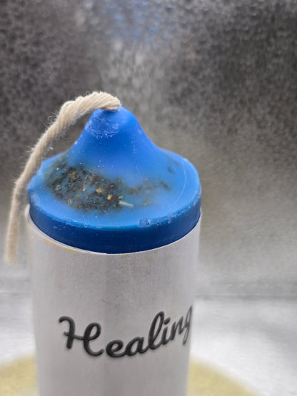 Healing ritual candle