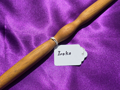 Iroko Traditional Length Wand