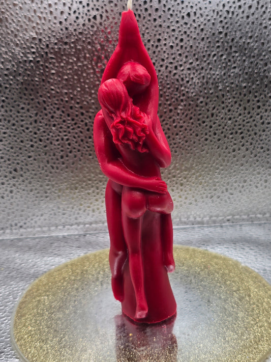 Lovers Candle Front To Front