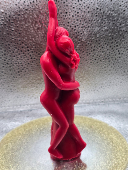 Lovers Candle Front To Front