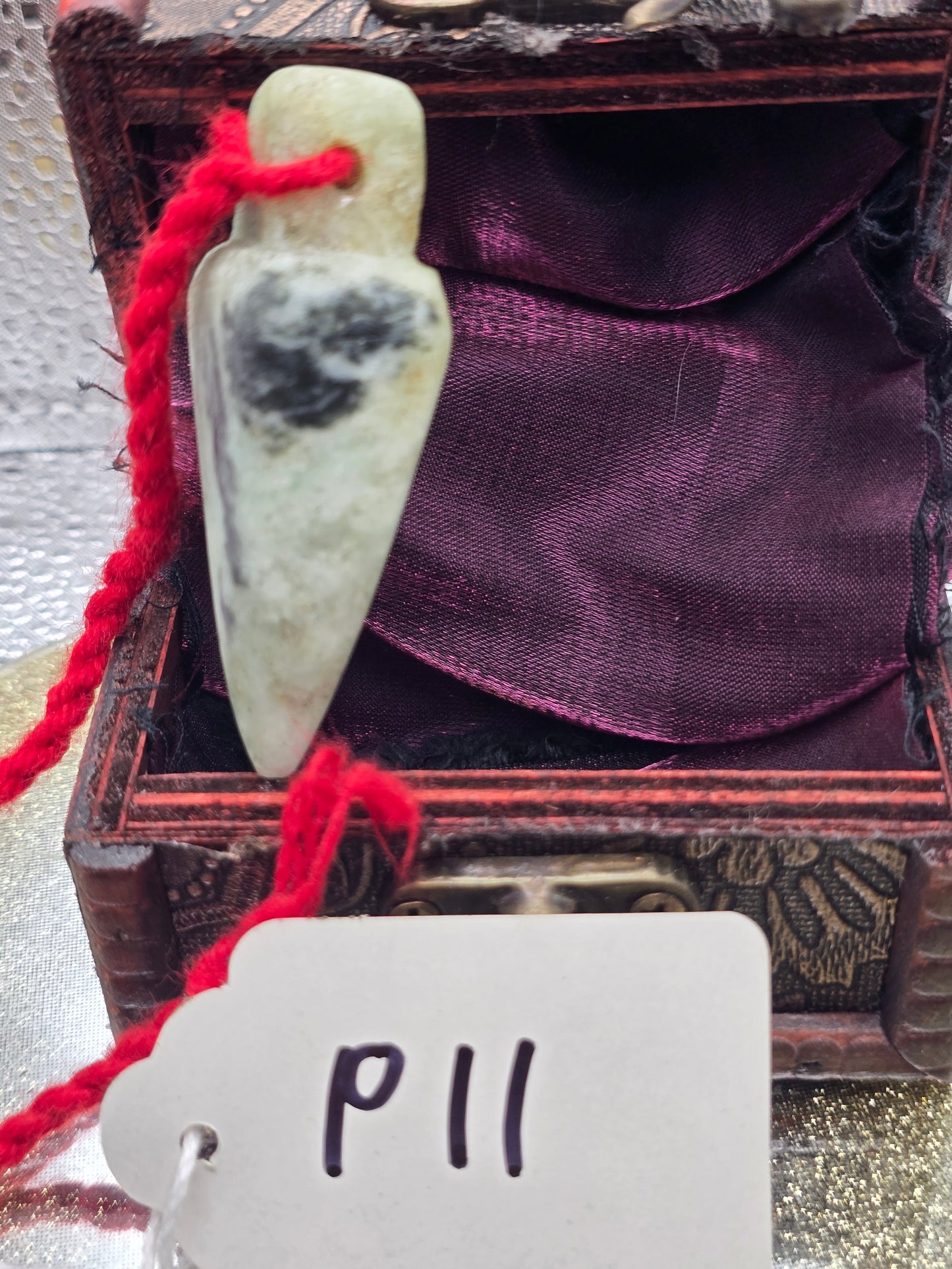 Hand Carved Soapstone Pendulum