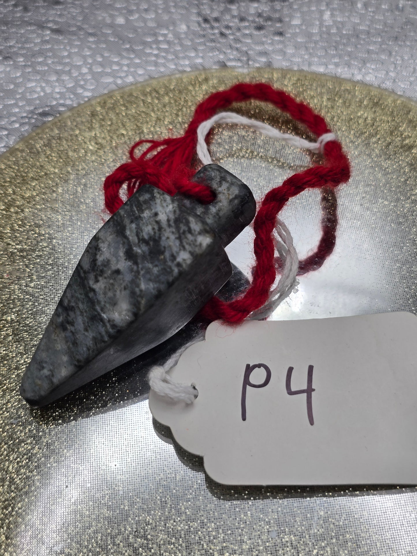 Hand Carved Soapstone Pendulum